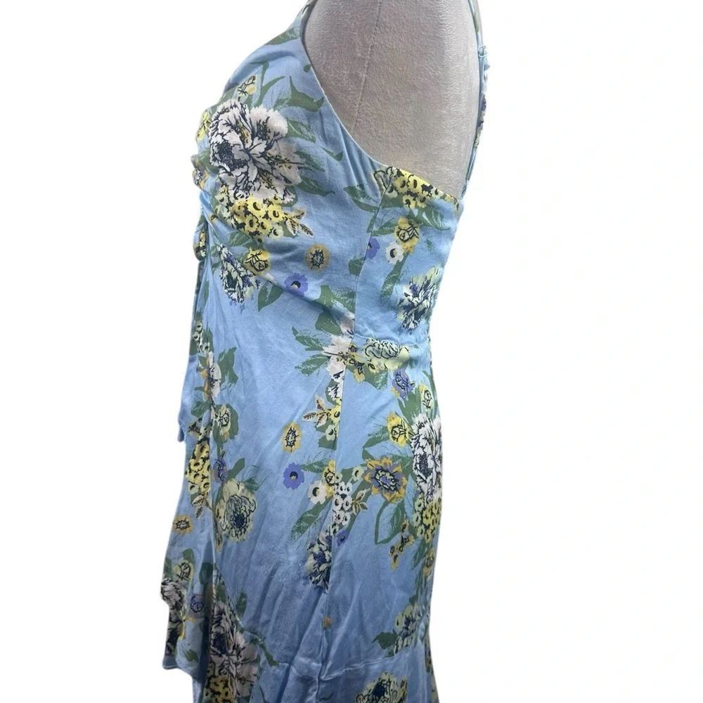 ⭐️Host Pick ⭐️Free People light blue spaghetti strap dress size medium - Picture 4 of 16